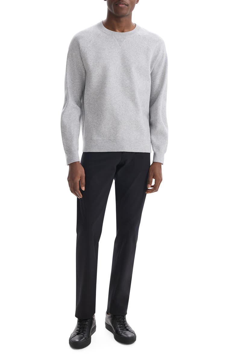 Theory Raglan Sweatshirt, Alternate, color, Silver Heather