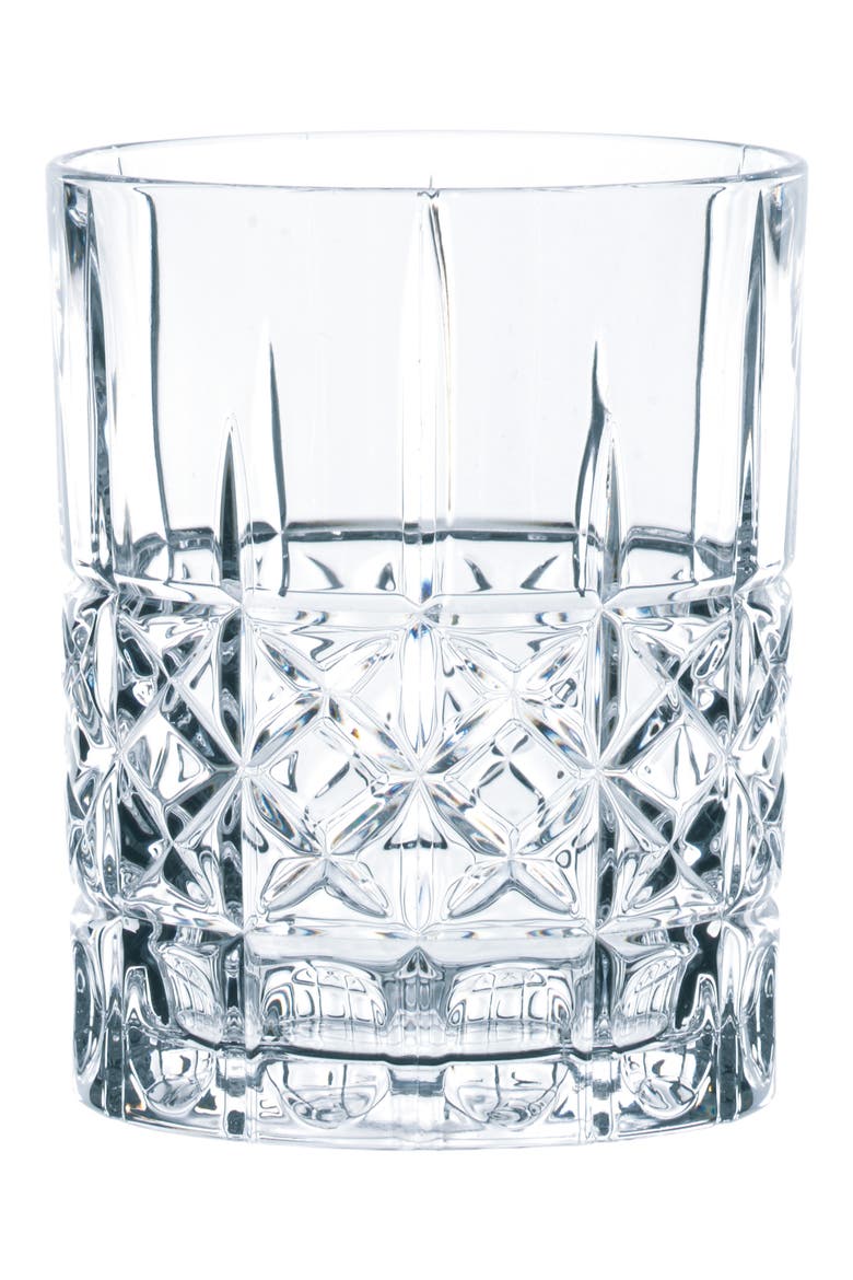 Highland Set of 4 Crystal Tumblers, Alternate, color, CLEAR