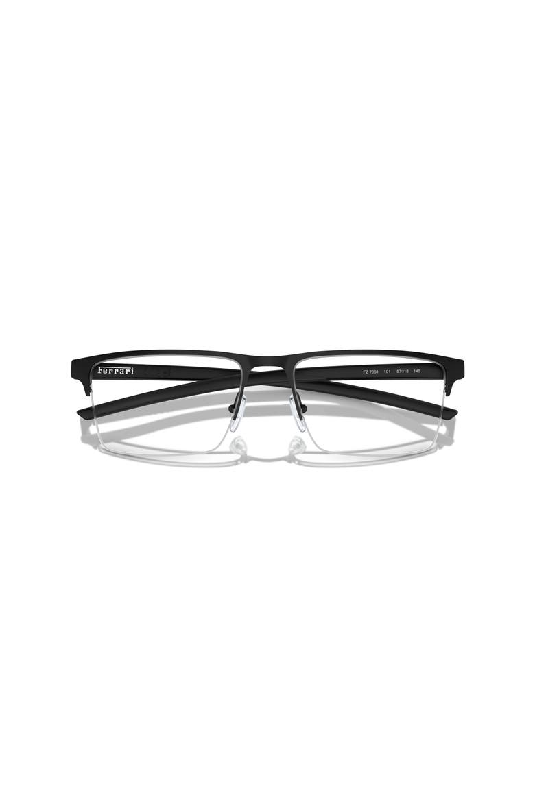57mm Rectangle optical glasses, Alternate, color, Black