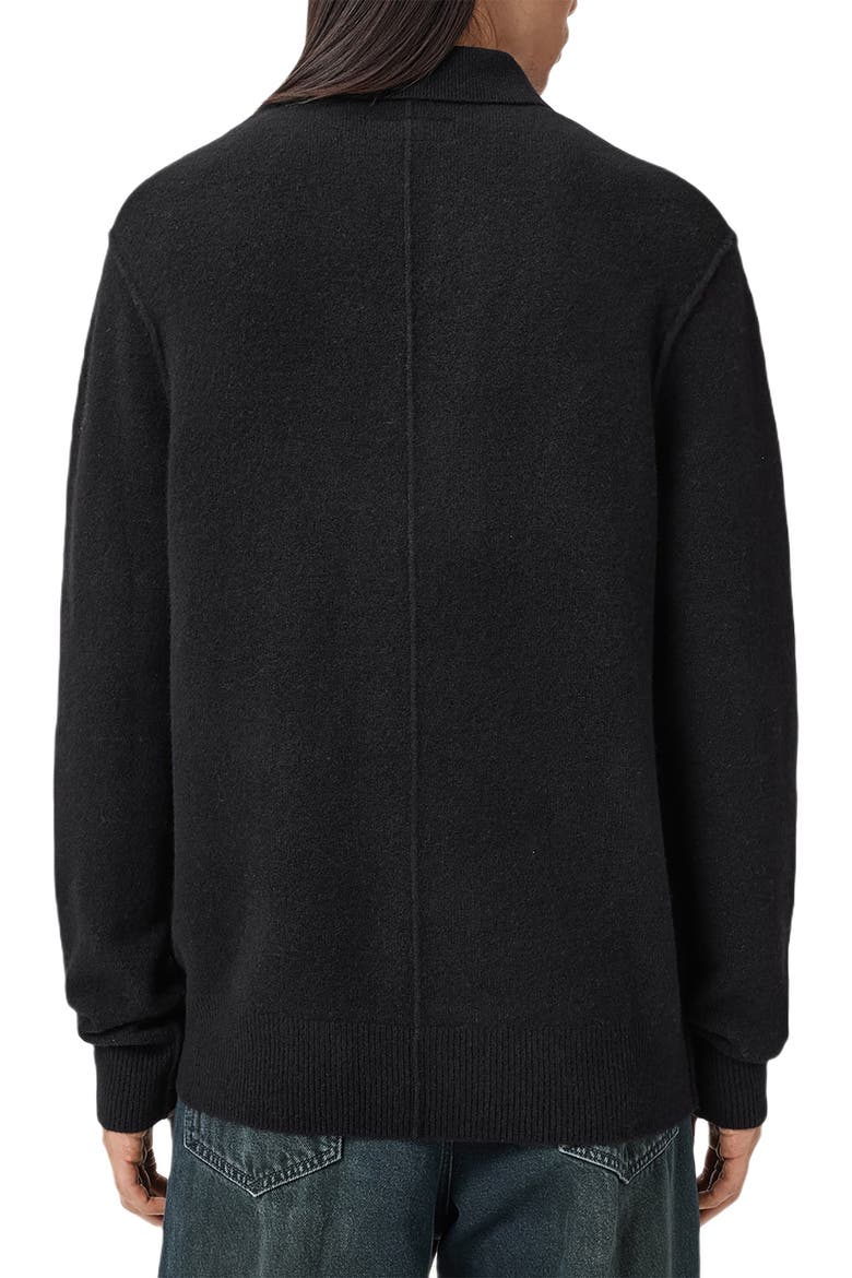 Patern Long Sleeve Polo, Alternate, color, BLACK