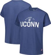 LEAGUE COLLEGIATE WEAR Women's League Collegiate Wear Navy UConn Huskies Slub Rolled Cuff T-Shirt