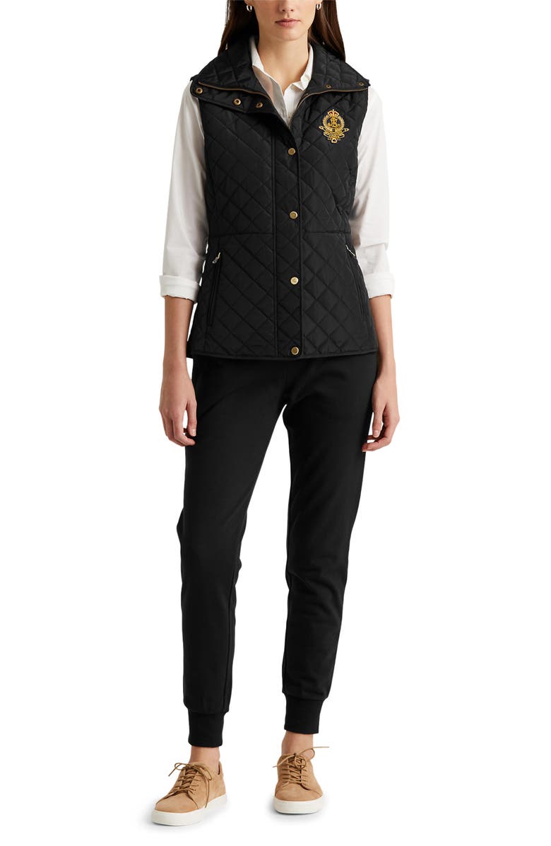 Lauren Ralph Lauren Quilted Crest Vest, Alternate, color,