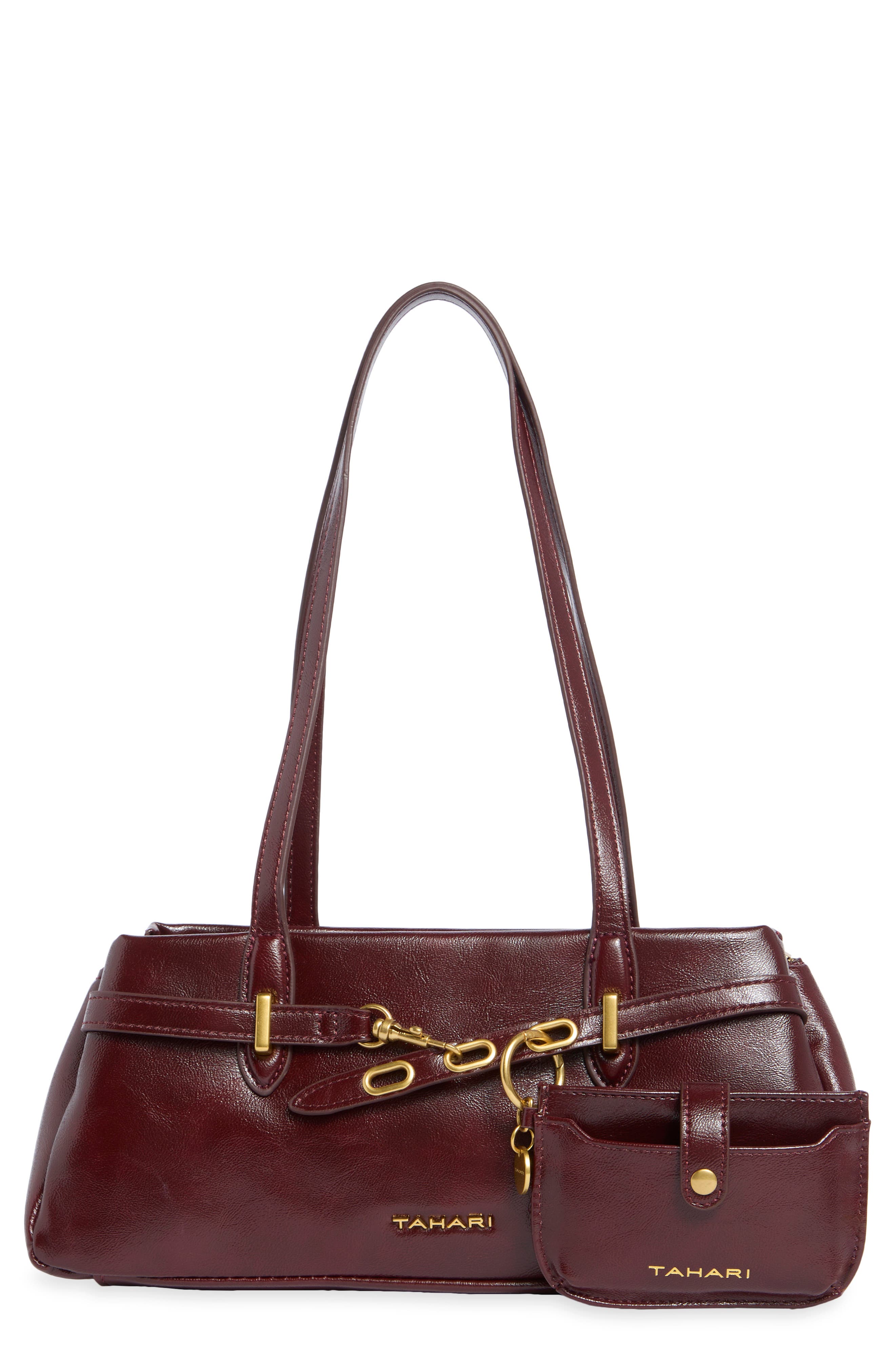Kensey Faux Leather Satchel