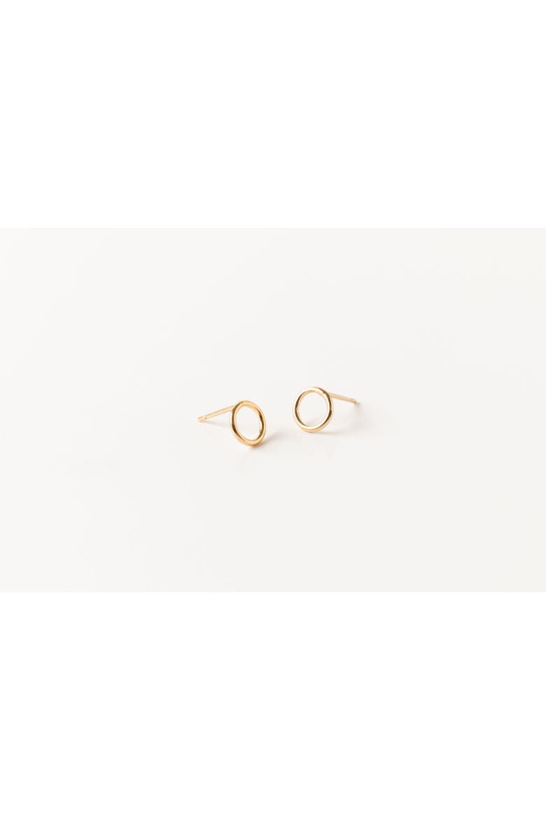 Margo Petite Circle Studs, Main, color, 14k Gold Fill