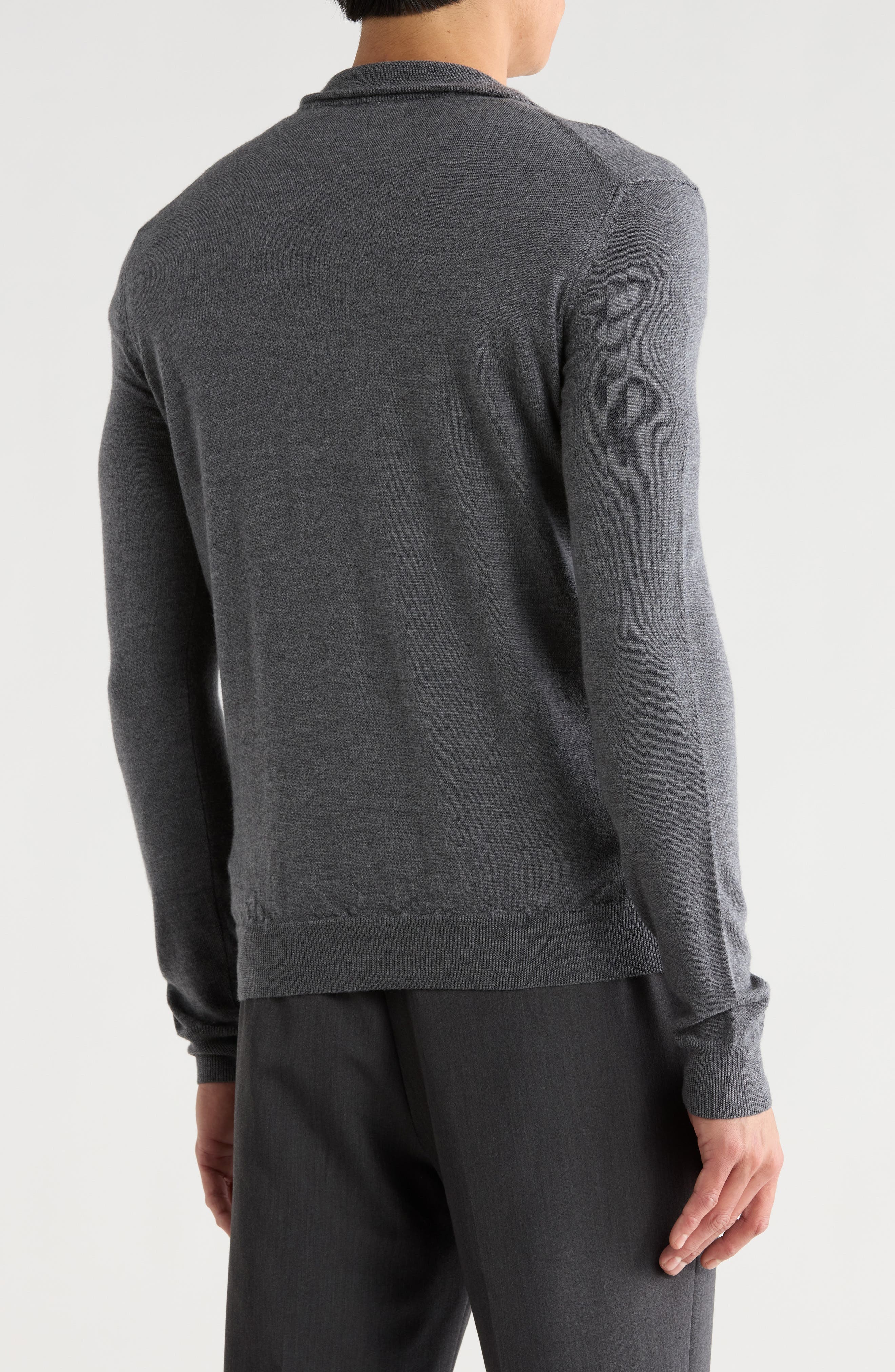 Birger Virgin Wool Quarter Zip Sweater - image 2