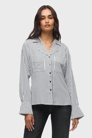 Hudson Jeans Long Sleeve Camp Shirt