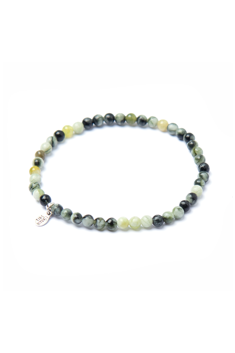 Natural Vine Flower Xiuyu Jade Energy Bracelet, Main, color, Earthy Green