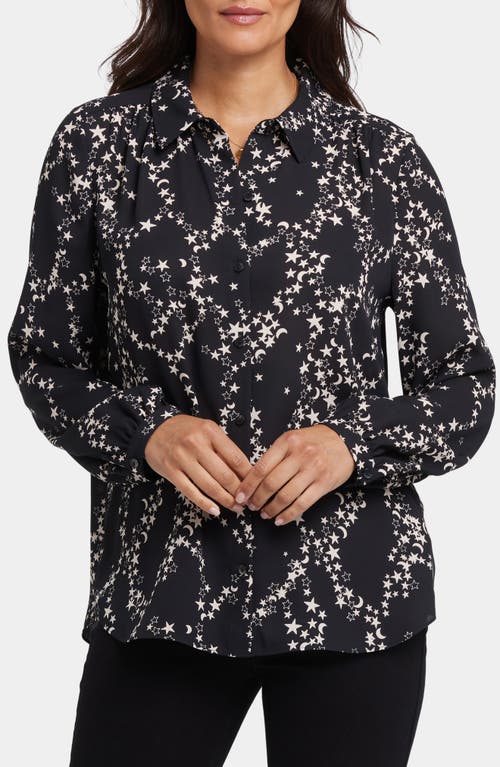 Nydj Modern Blouse In Black