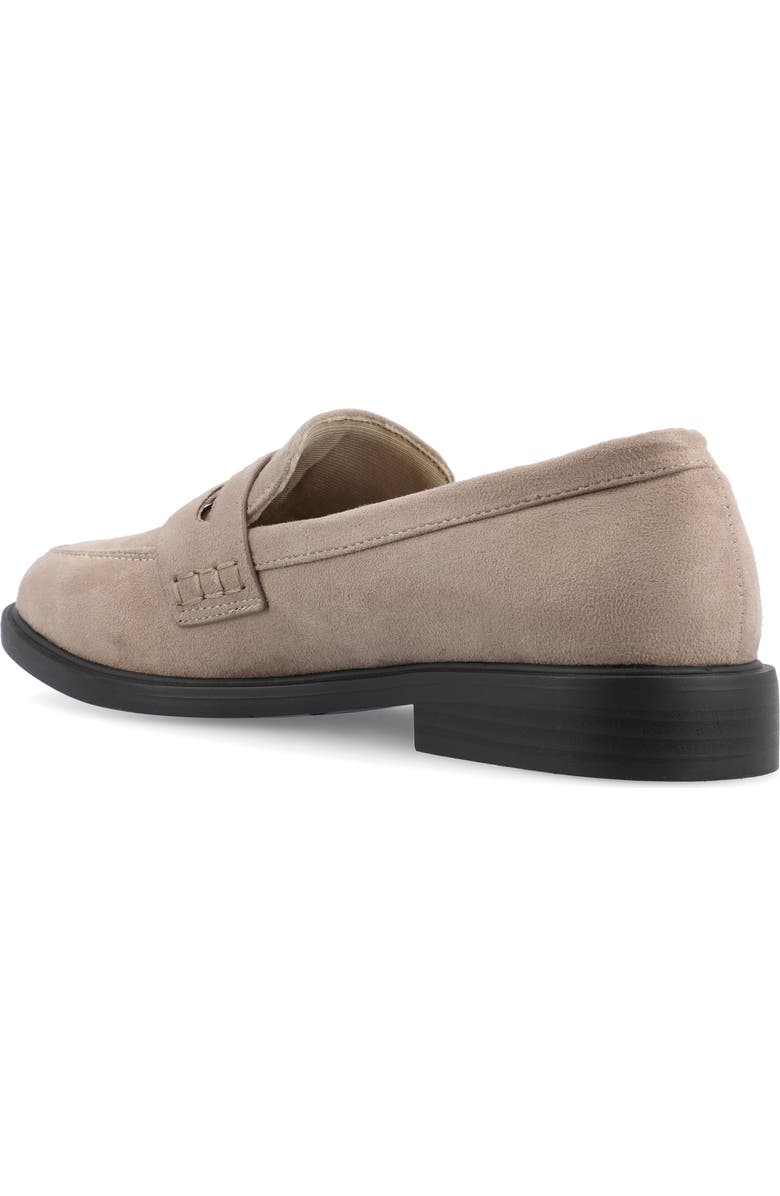 Journee Collection Raichel Penny Loafer, Alternate, color, Stone