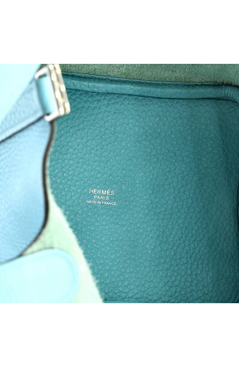 Pre-Owned Hermes Picotin Lock Bag Clemence PM, Alternate, color, Bleu Atoll