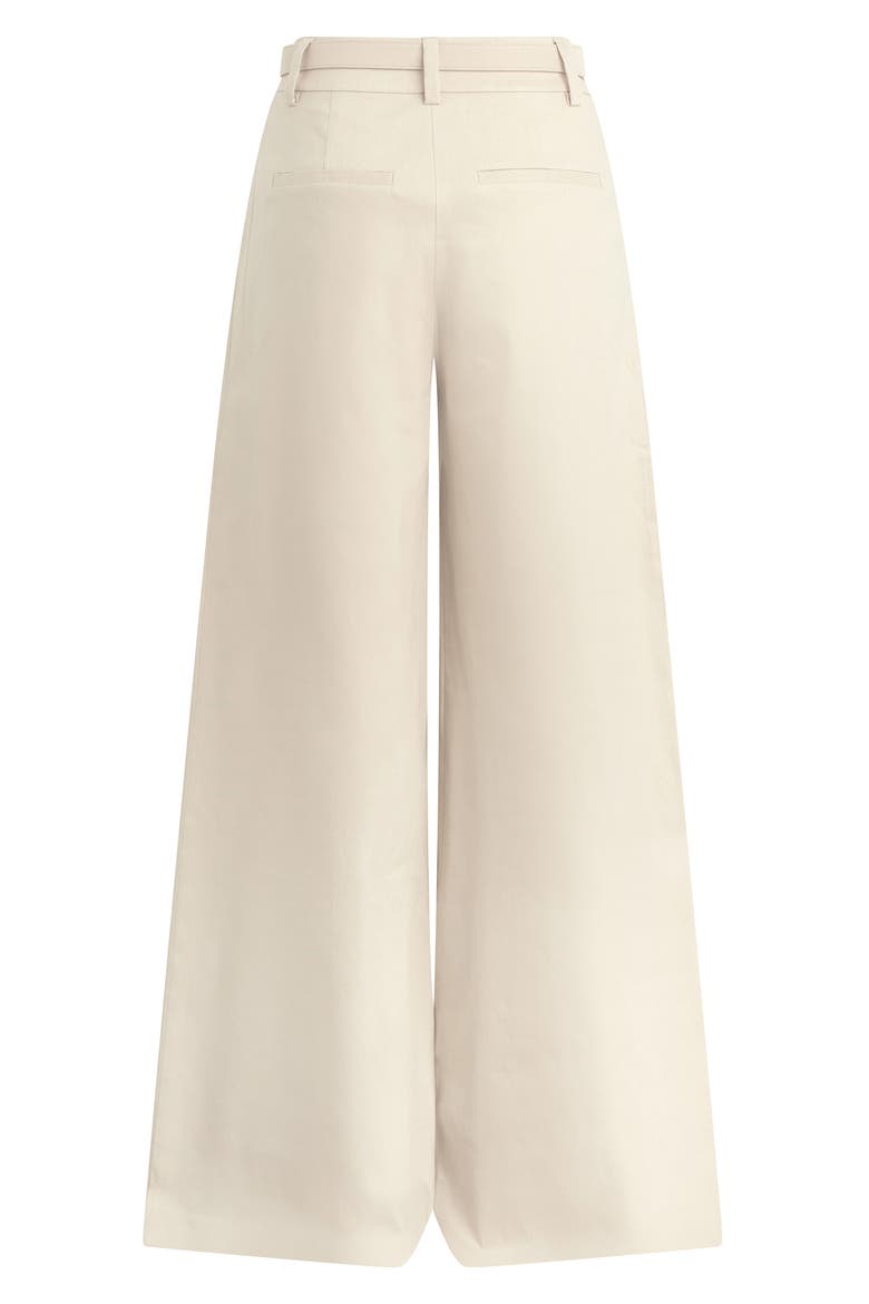 The Miranda Wide Leg Linen Blend Pants, Alternate, color, LIGHT KHAKI