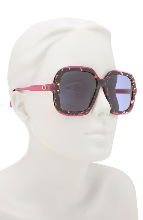 Dior Highlights S1i 57mm Square Sunglasses In Brown