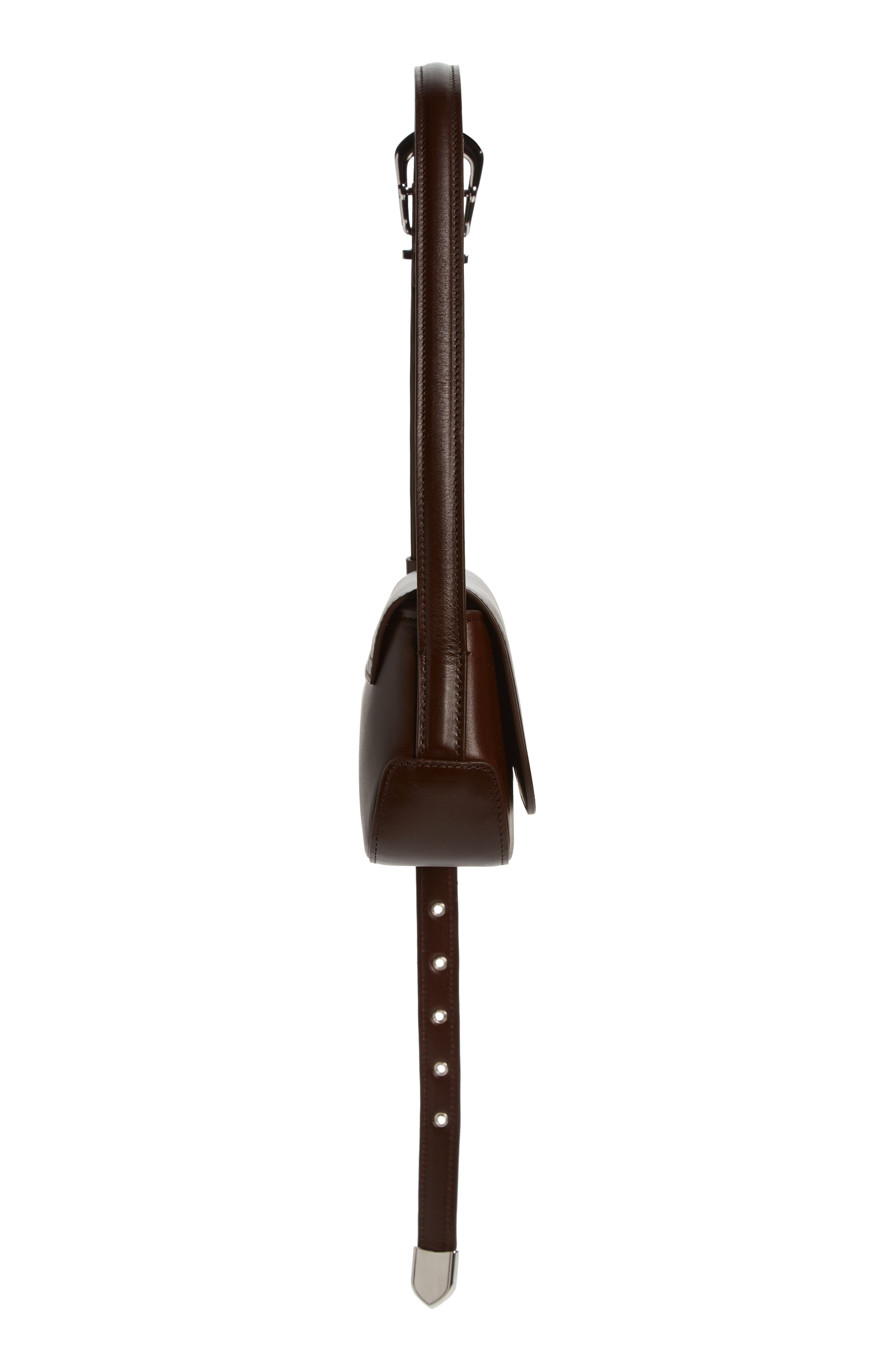 Moto Shoulder Bag, Alternate, color, CHOCOLATE