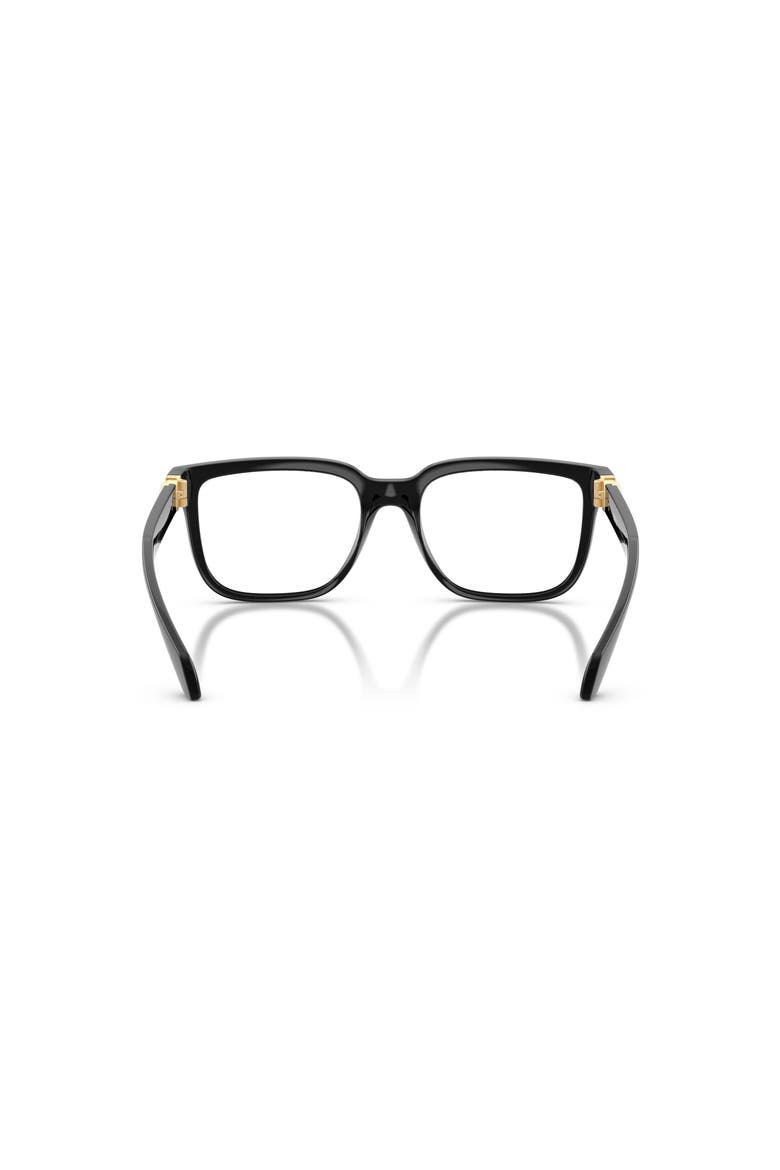 55mm Square optical glasses, Alternate, color, Black