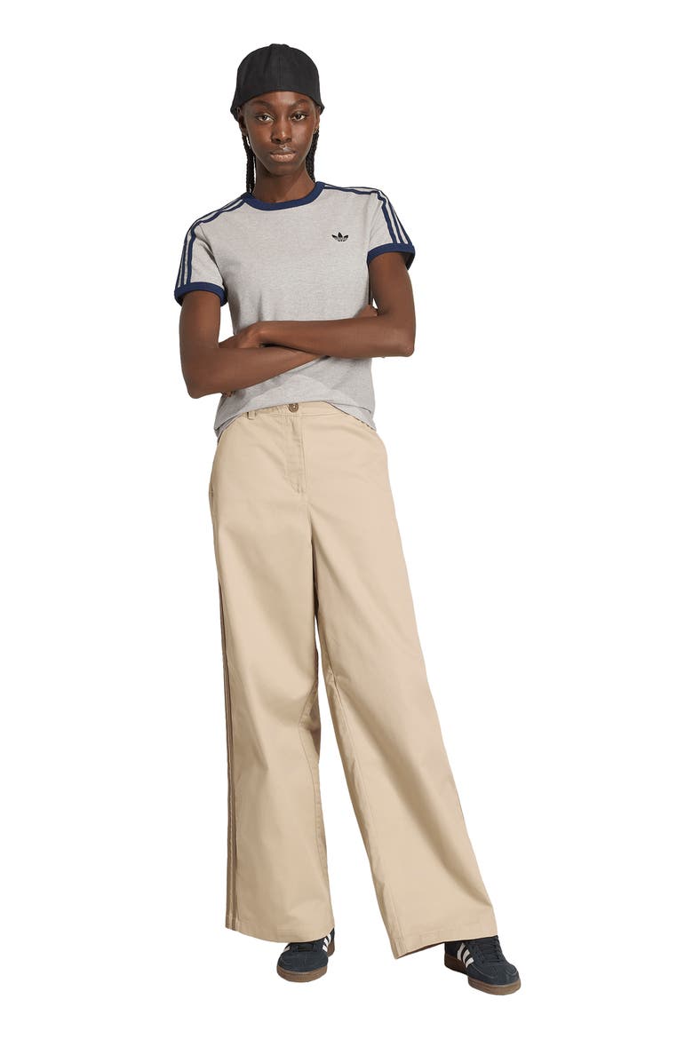 Tailored 3-Stripes Pants, Alternate, color, KHAKI THREE/ KHAKI/ CREAM
