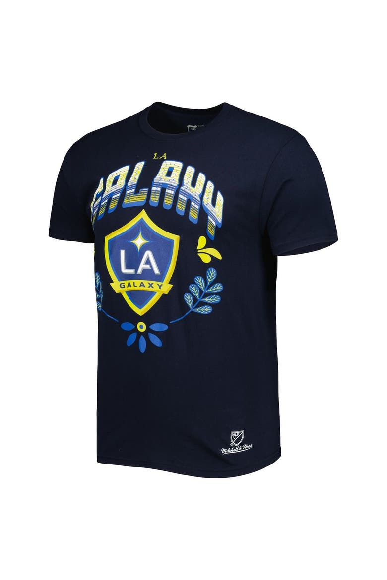Men's Mitchell & Ness Navy LA Galaxy Serape T-Shirt, Alternate, color, Navy
