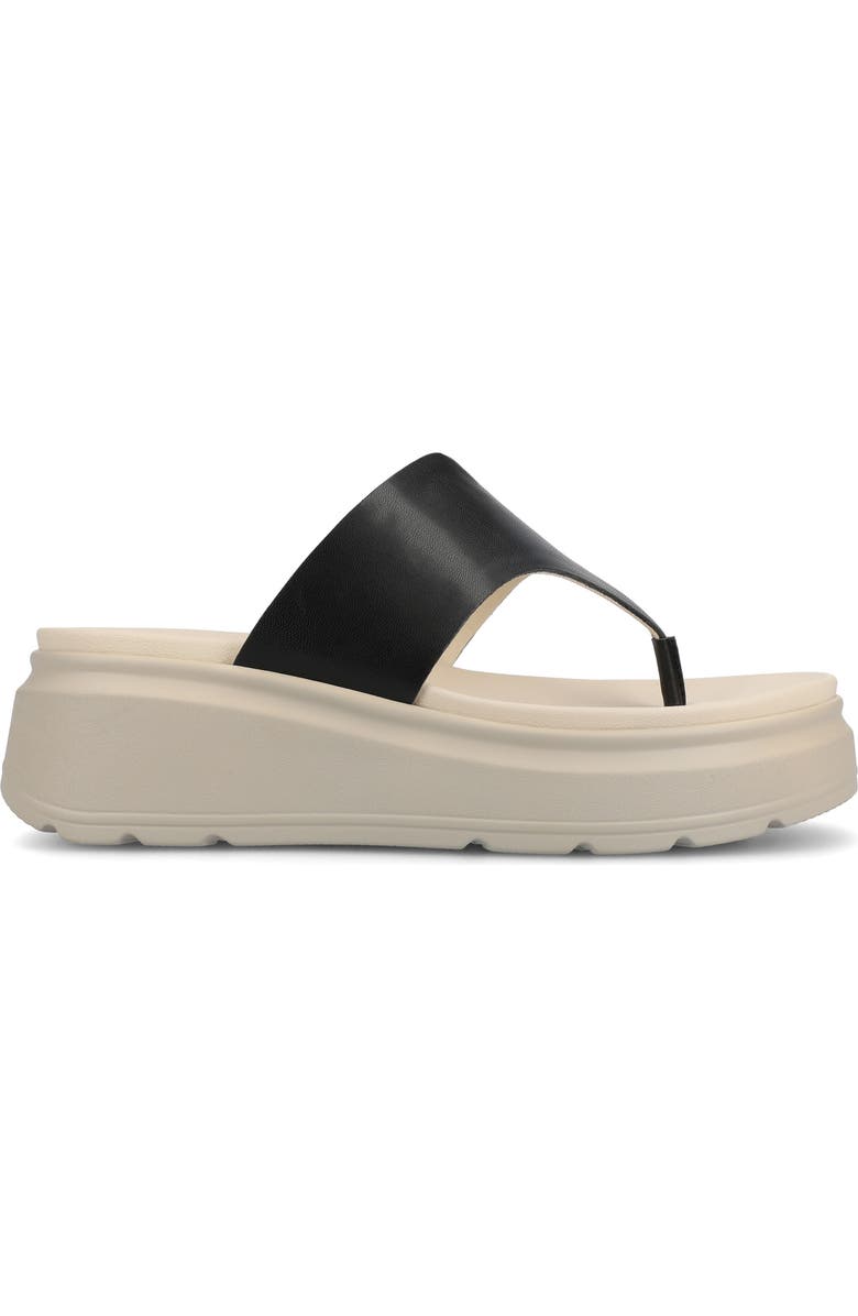 Journee Collection Carah Platform Wedge Sandal, Alternate, color,