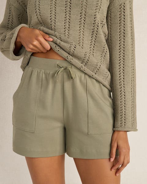 Organic Cotton Interlock Shorts