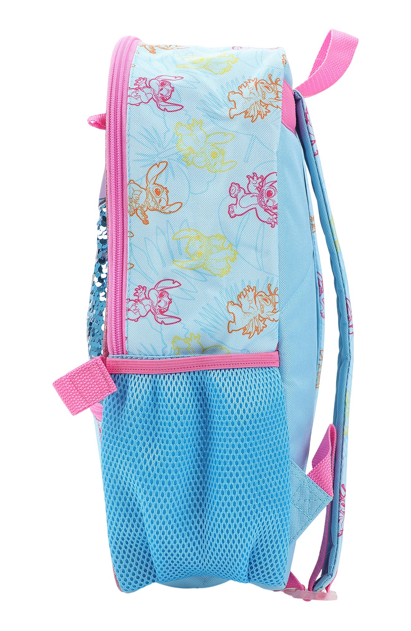 BIOWORLD x Disney<sup>®</sup> Kids' Stitch and Angel Five-Piece Backpack Set, Alternate, color, 