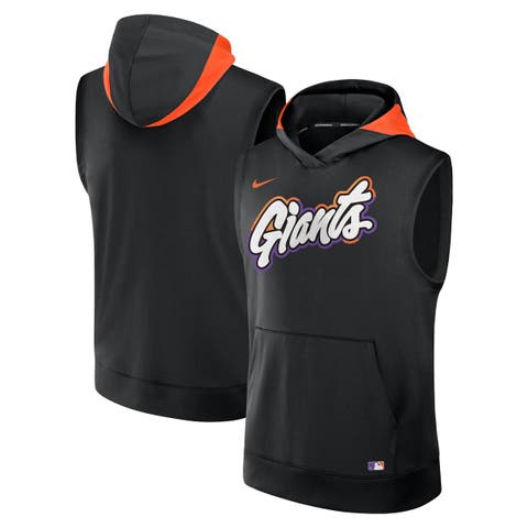 Men's Nike  Black San Francisco Giants 2025 City Connect Performance Sleeveless Pullover Hoodie