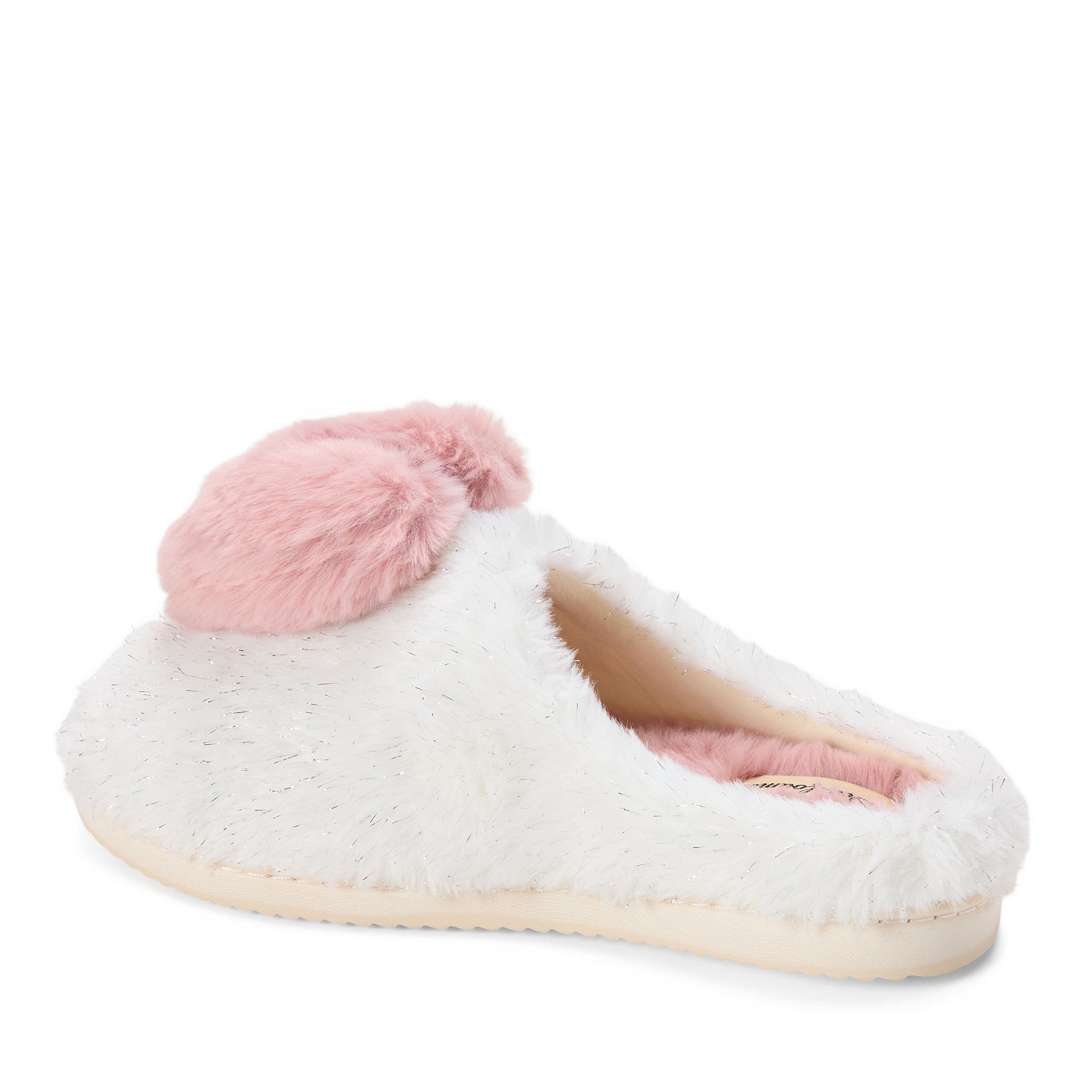 DEARFOAMS Rosie Furry Icon Clog Slipper, Alternate, color, Muslin