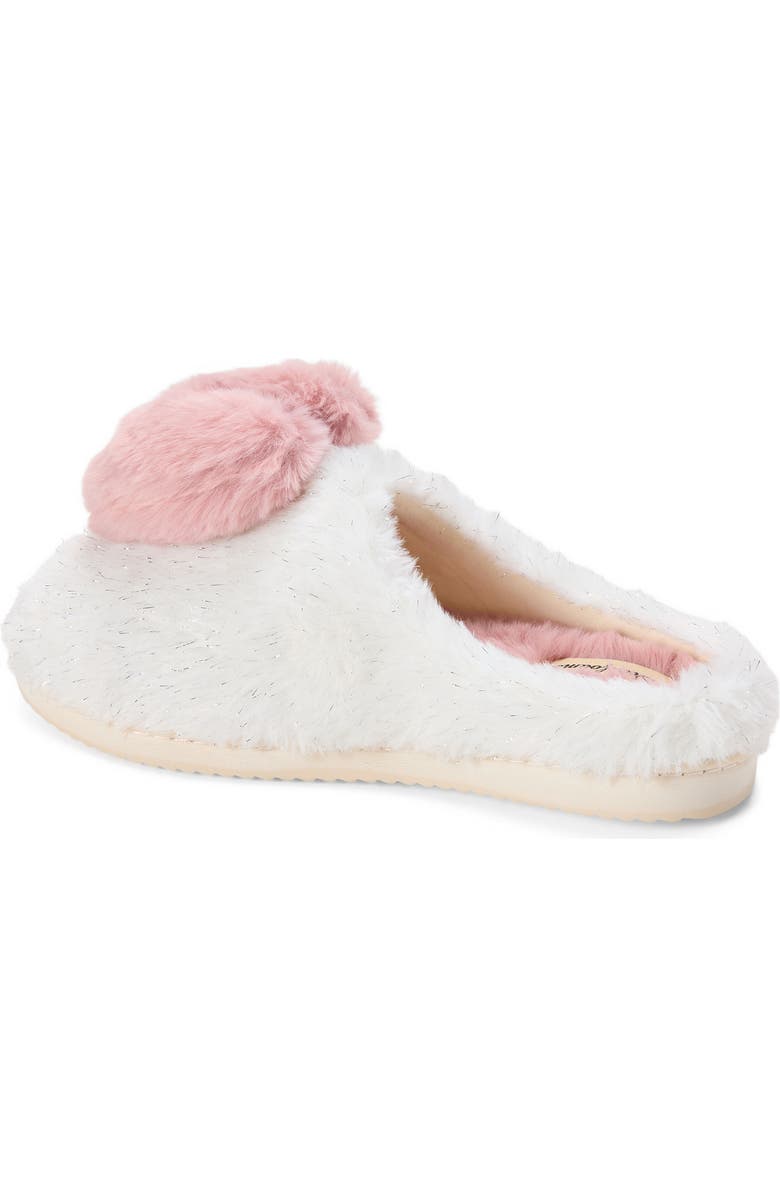 DEARFOAMS Rosie Furry Icon Clog Slipper, Alternate, color, Muslin