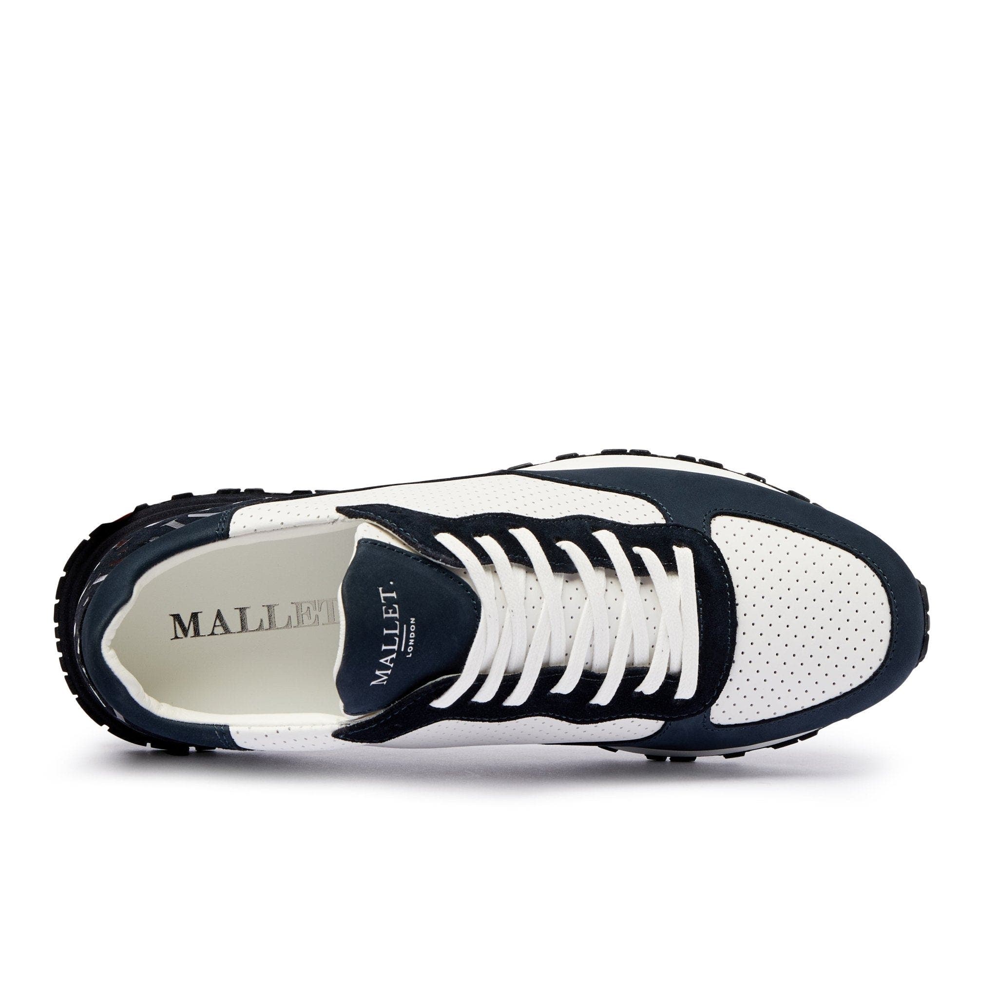 MALLET Popham Perforated Sneakers, Alternate, color, Dark Navy