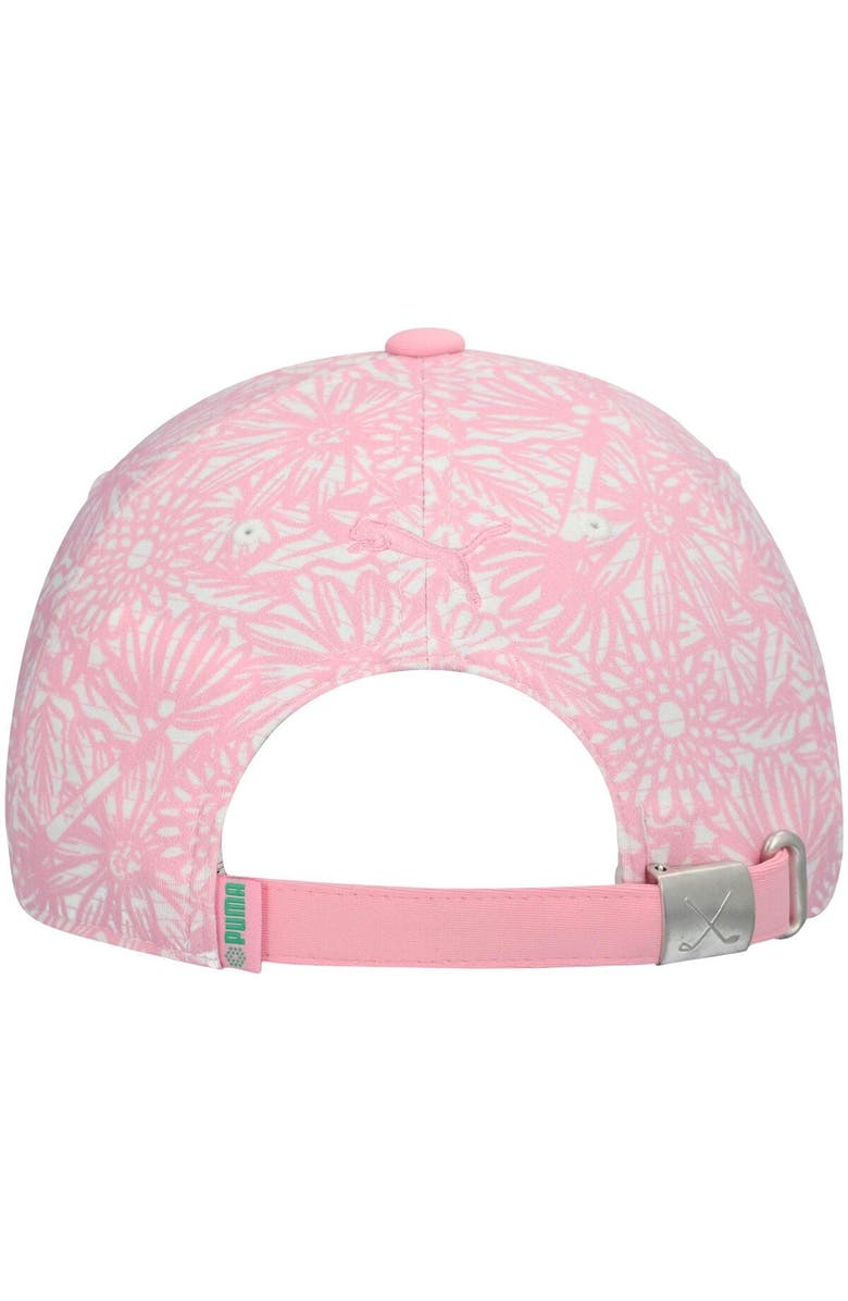 PUMA Women's Puma Pink Arnold Palmer Invitational Flowers Adjustable Hat, Alternate, color, 