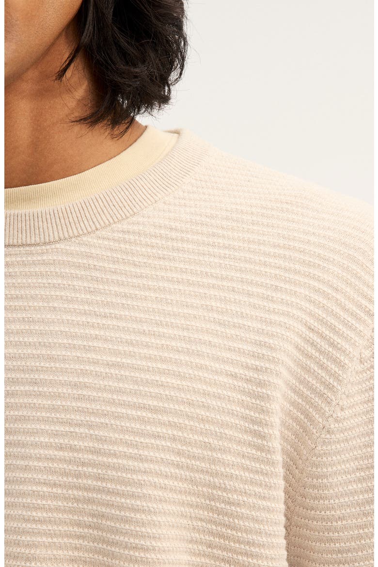 Core Cotton Crewneck Sweater, Alternate, color, HEATHER STONE