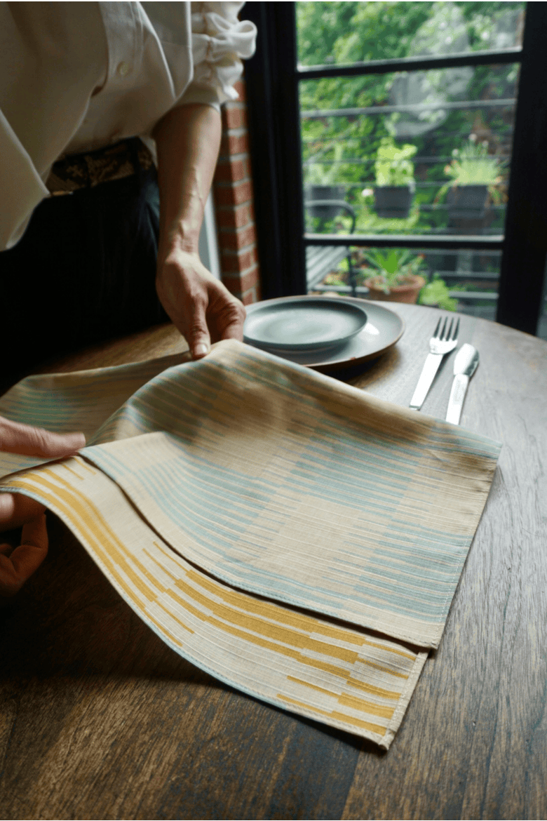 Drift Dinner Napkins - Quiet Season Set of 4, Alternate, color, MESA