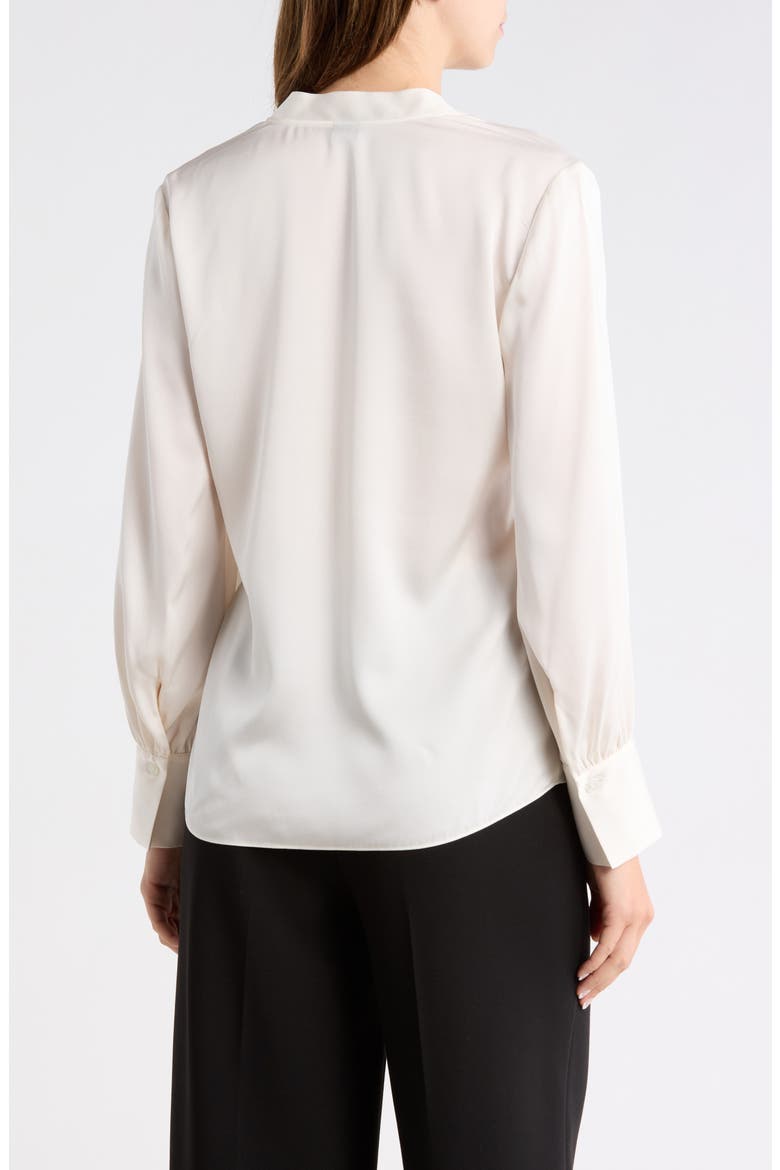 Barabi Silk Stretch Top, Alternate, color, OPEN WHT