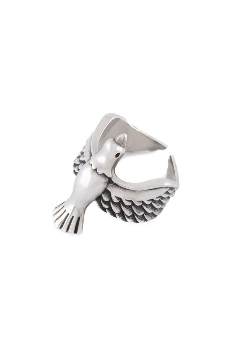 Dove Ring, Alternate, color, SILVER