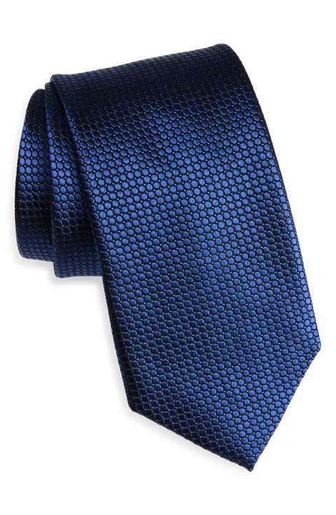 Dot Silk Jacquard Tie
