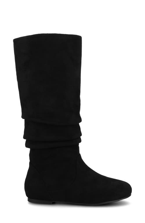 Journee Collection Journee Jayne Ruched Tall Boot In Black