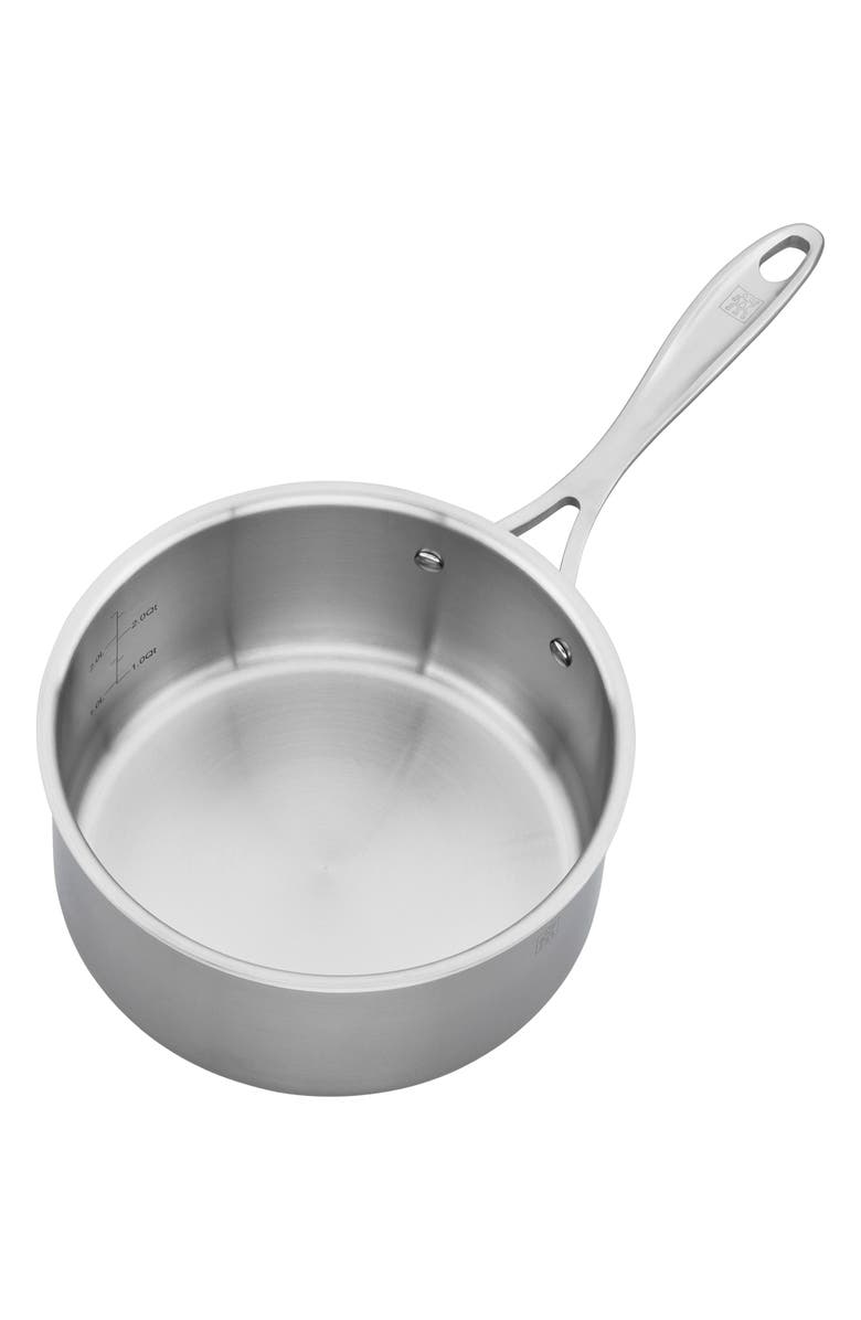 ZWILLING Spirit 3-Ply 3-Quart Sauce Pan with Helper Handle and Lid, Alternate, color, NO COLOR