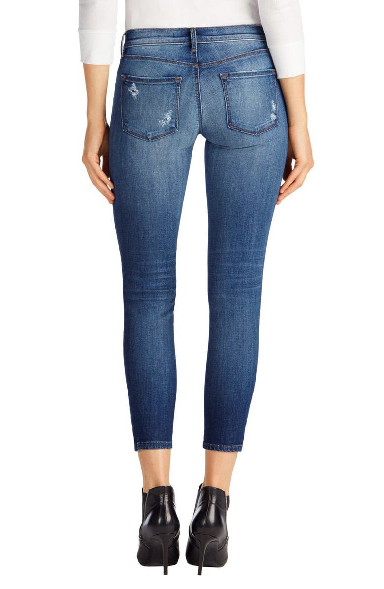 J Brand Crop Skinny Jeans, Alternate, color, Decoy Destruct