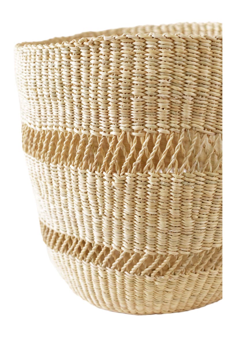Bolga Planter, Alternate, color, Natural