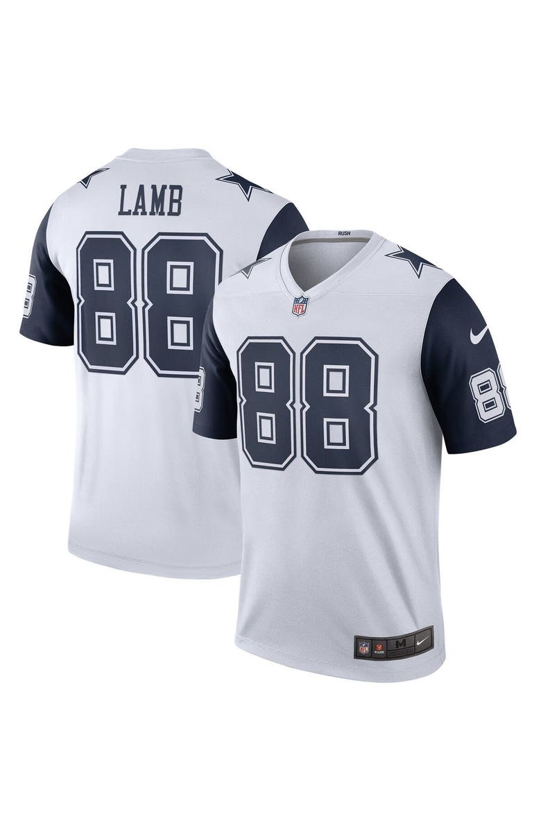Nike Men's Nike CeeDee Lamb White Dallas Cowboys Alternate Legend Player Performance Top, Main, color, White