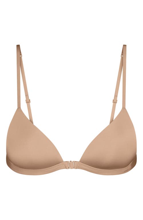 Skims Wireless Form Triangle Bra In Neutral