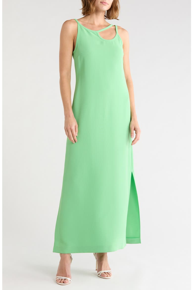 Asymmetric Cutout Maxi Dress, Main, color, MINT