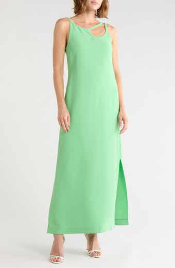 Asymmetric Cutout Maxi Dress