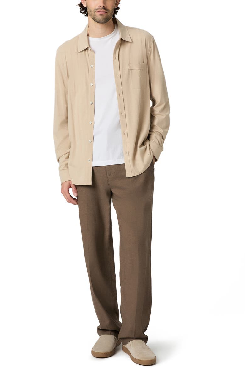 PAIGE Tiano Tie Waist Pants, Alternate, color, Dark Clove