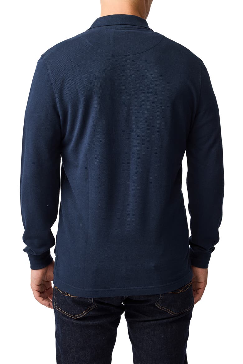 Gunn Piqué Polo, Alternate, color, ECLIPSE