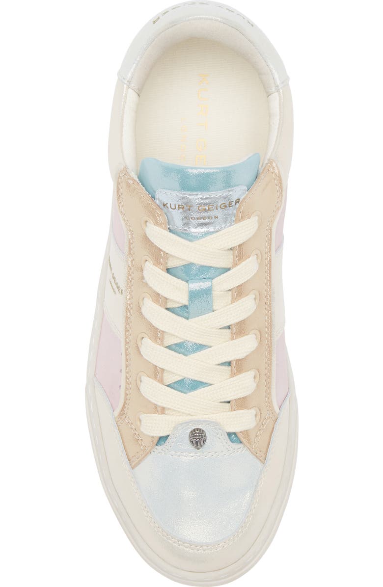 Kurt Geiger London Kensington Slim Cupsole Sneaker, Alternate, color, Metal Comb