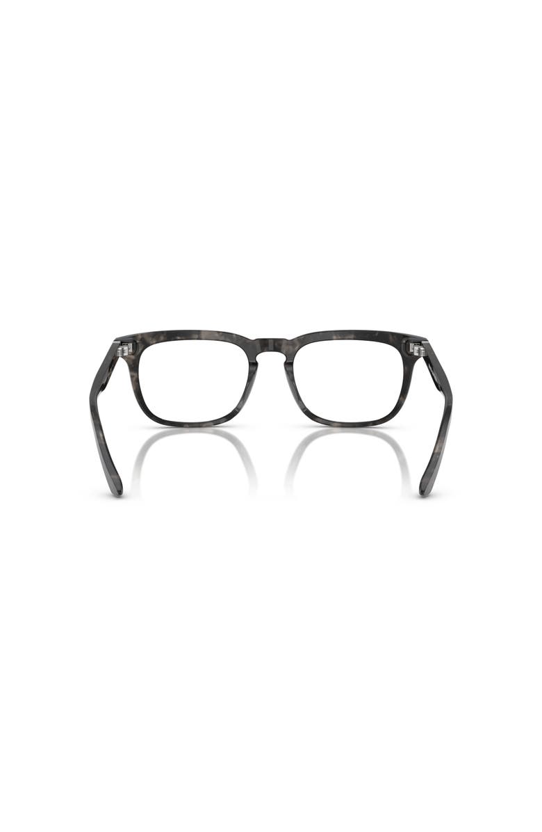 Brooks Brothers 53mm Rectangle optical glasses, Alternate, color, Tortoise/ Black