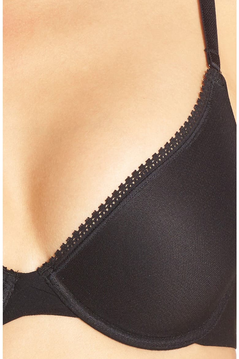 Underwire Convertible T-Shirt Bra, Alternate, color, BLACK