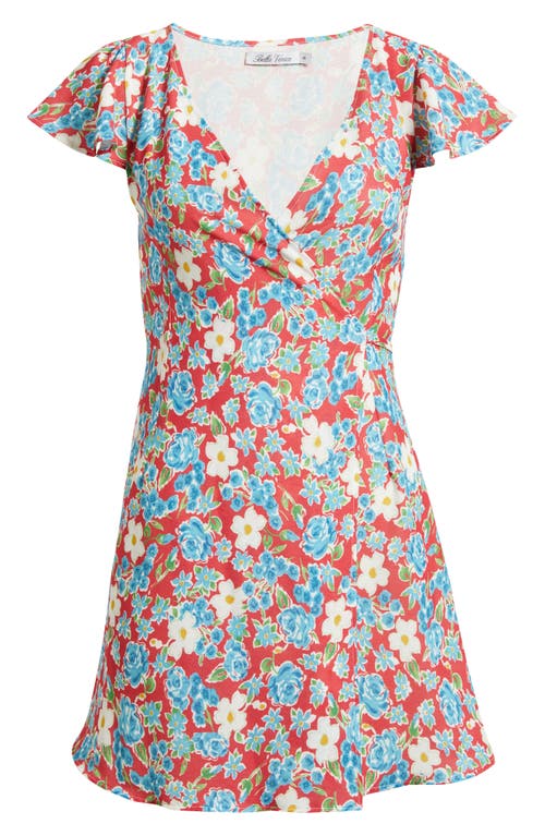 Bella Venice The Izzy Wrap Dress Floral In Multi