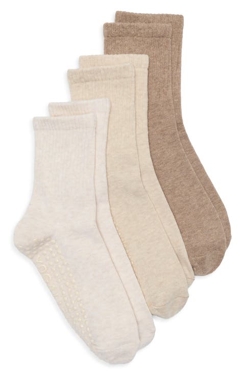 Pack of 3 Pilates Crew Socks