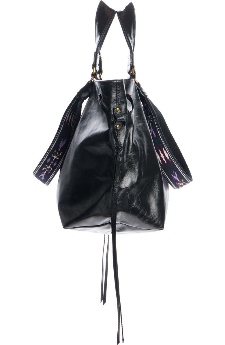 Isabel Marant Wardy Leather Shopper Tote, Alternate, color,