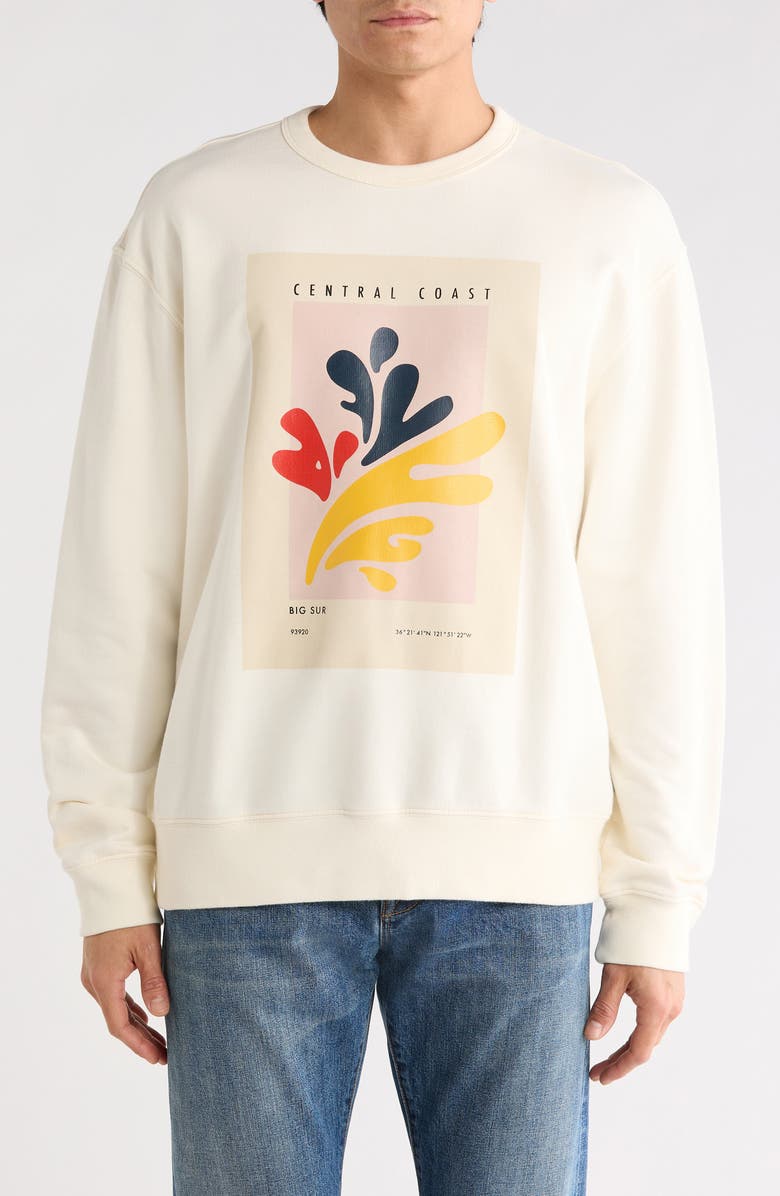 AG Arc Sweatshirt, Main, color, Poster Splash Ivory Dust